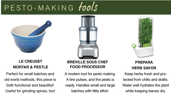 Pesto-Making Tips