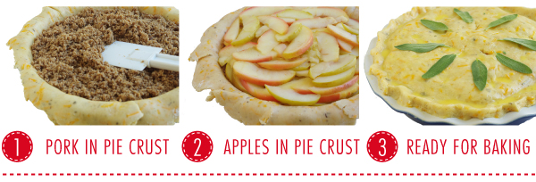 RECIPE: Pork & Apple Pie with Cheddar-Sage Crust