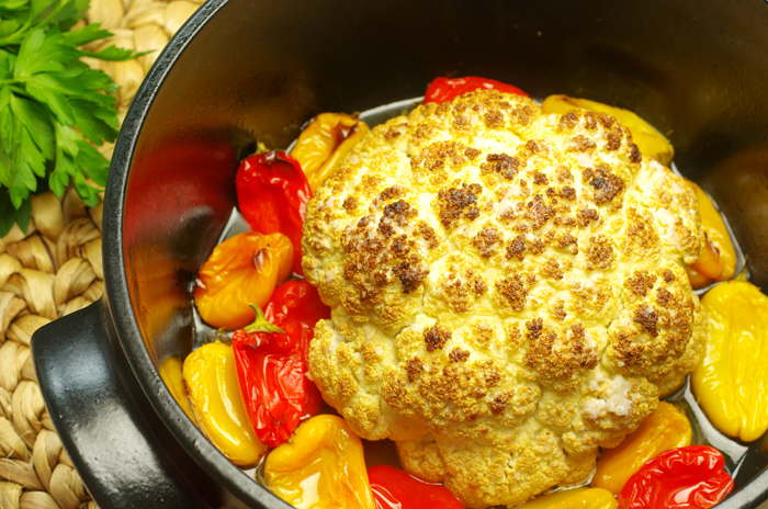 Roasted Cauliflower with Brown Butter
