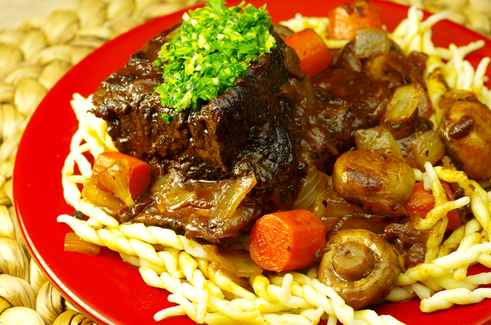 Red Wine-Braised Short Ribs 