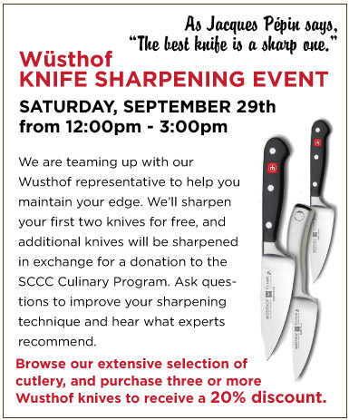 Knife Sharpening Event