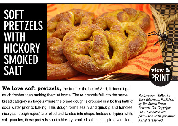 RECIPE: Soft Pretzels with Hickory Smoked Salt