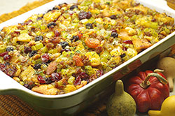 Sausage, Dried Fruit, and Nut Stuffing
