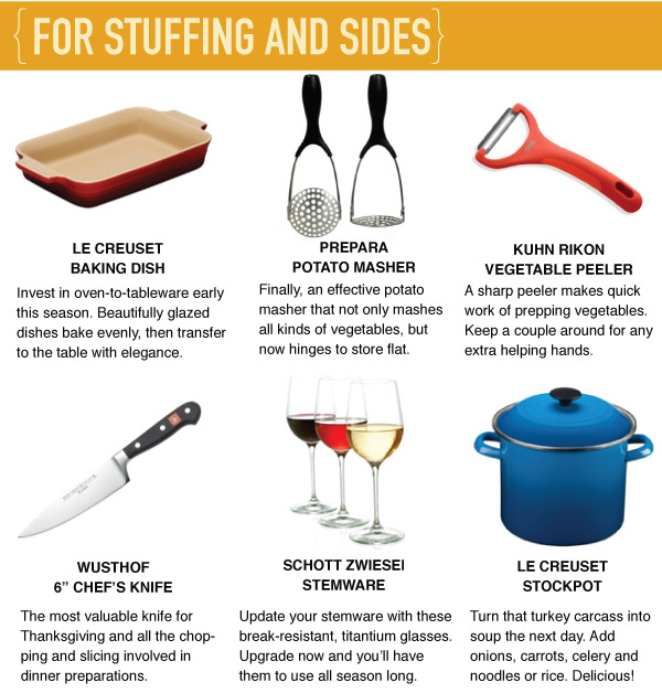 For Stuffing and Sides