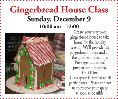 Gingerbread House Class
