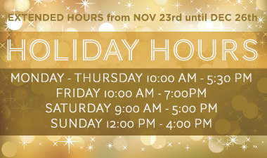 Holiday Hours