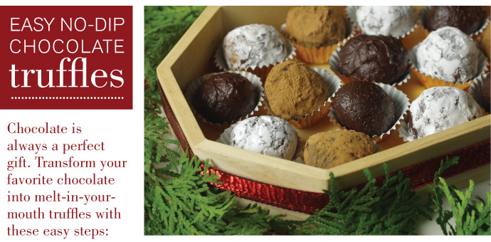 RECIPE: Easy No-Dip Chocolate Truffles
