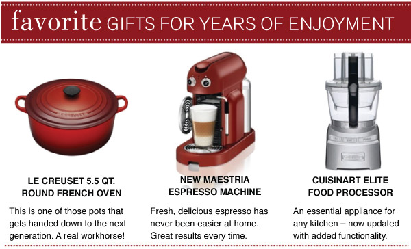 Gifts for a lifetime