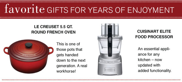 Gifts for a lifetime