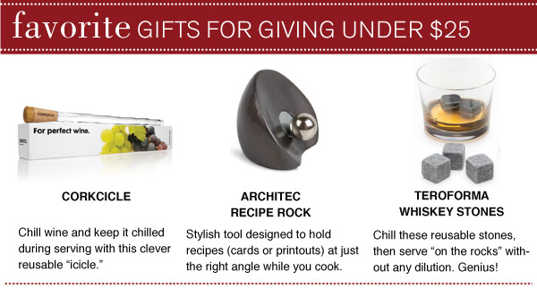 Gifts under $25