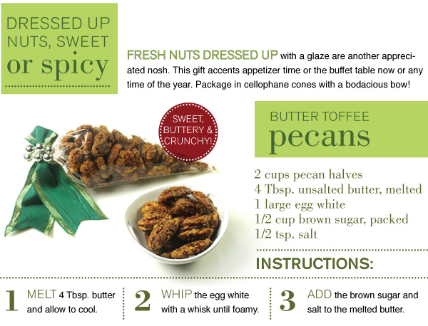 RECIPE: Butter Toffee Pecans