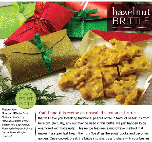 RECIPE: Hazelnut Brittle