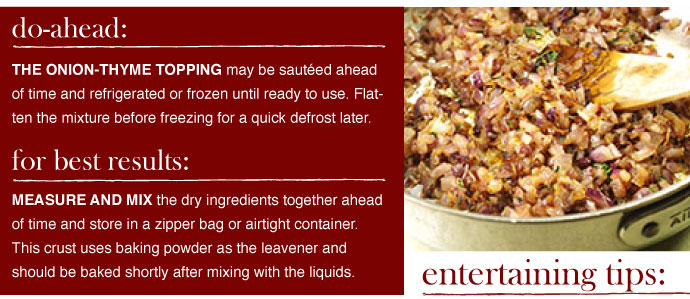RECIPE: Caramelized Onion and Cheese Squares