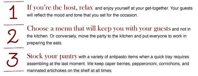 Entertaining Tips