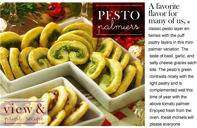 RECIPE: Pesto Palmier