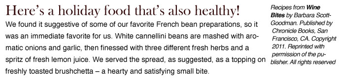 RECIPE: Herbed White Bean Srpead