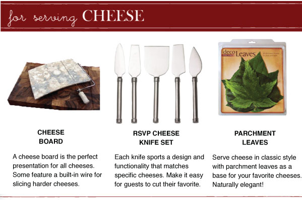 For Serving Cheese