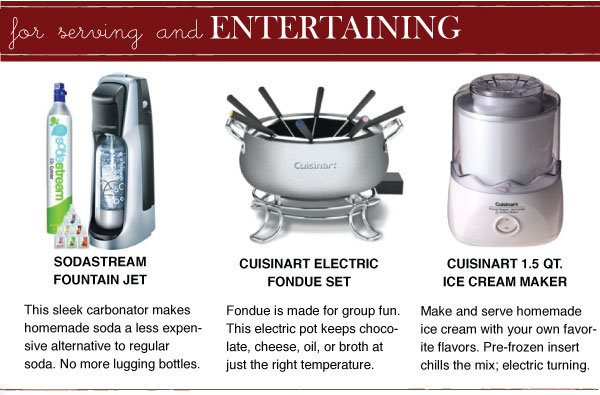 For Serving and Entertaining