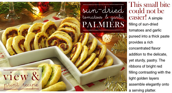 RECIPE: Tomato Palmiers