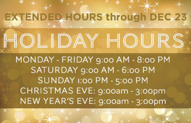 Holiday Hours