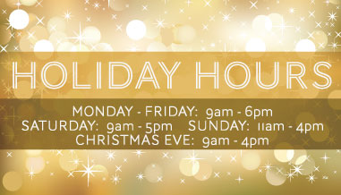 Holiday Hours