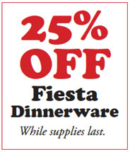 Fiesta Ware Sale