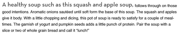 RECIPE: Butternut Squash & Apple Soup with Pumpkin Seeds