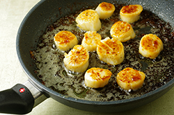 Sauteeing Scallops