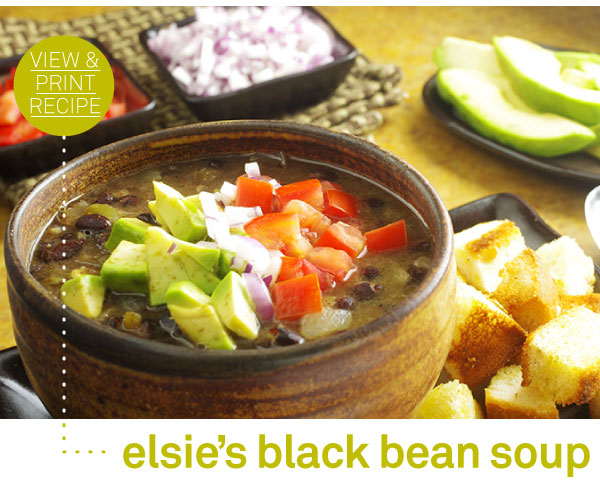 RECIPE: Elsie's Black Bean Soup