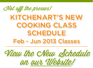 Spring Cooking Classes