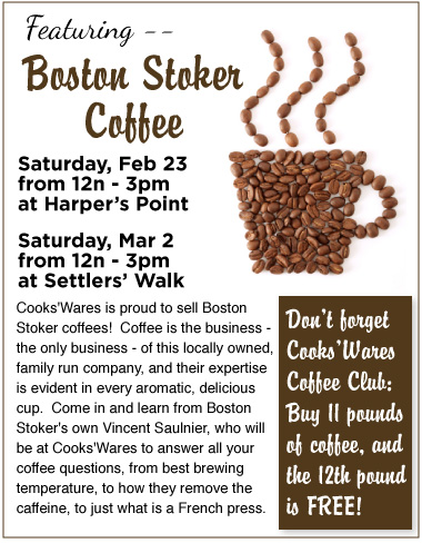 Featuring Boston Stoker Coffees