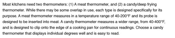 Thermometers