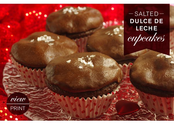 RECIPE: Salted Dulce De Leche Cupcakes