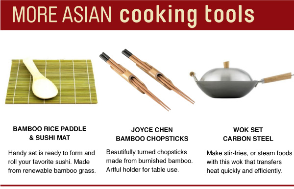 More Asian Cooking Tools