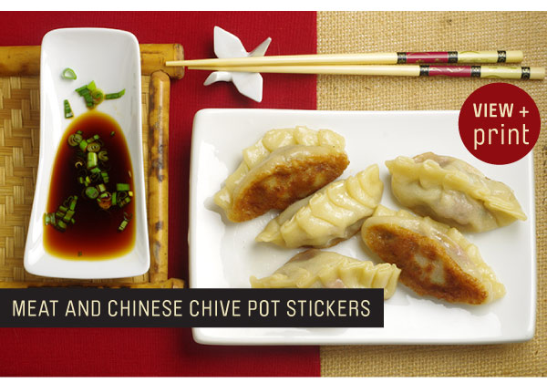 RECIPE: Meat and Chinese Chive Pot Stickers