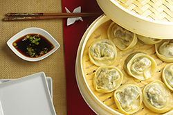 Steamed Vegetable Dumplings 