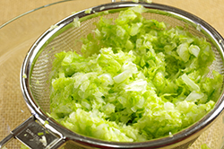 Draining Cabbage