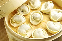 Dumplings in Steamer