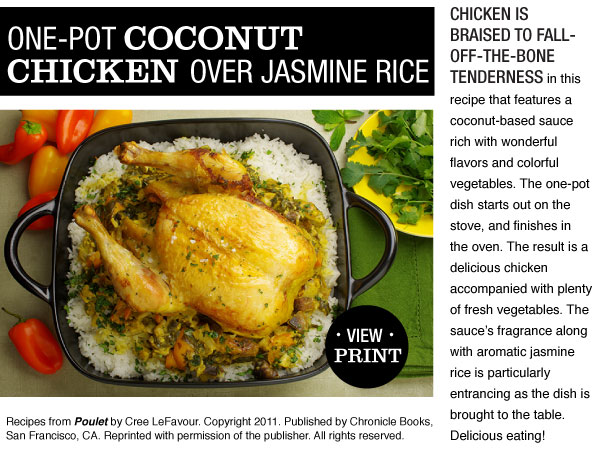 RECIPE: One Pot Chicken over Jasmine Rice