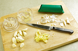 Prepping Garlic