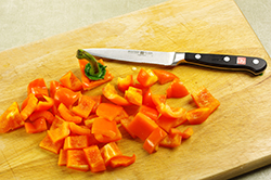 Prepping Bell Pepper