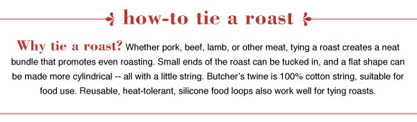 How-to Tie a Roast