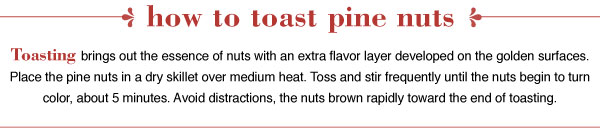 How to Toast Pine Nuts