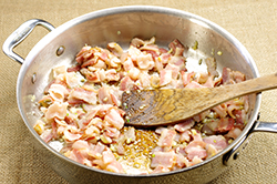 Bacon Sauteing