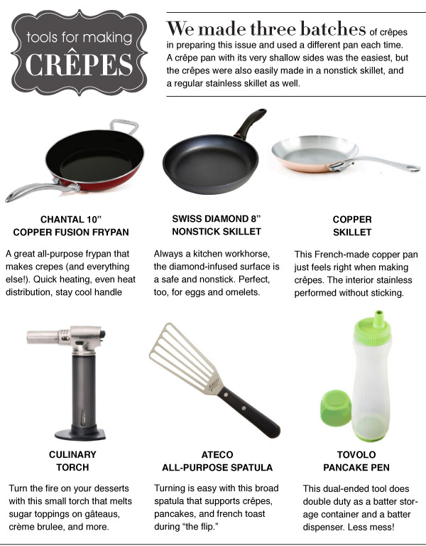 Tools for Making Crepes