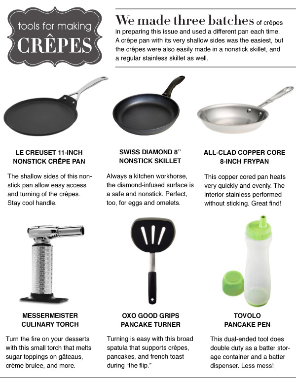 Tools for Making Crep