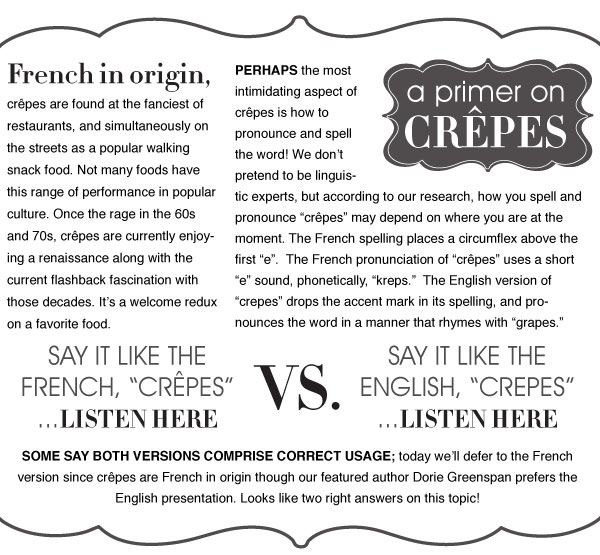 A Primer on Crepes