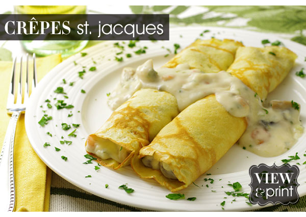 RECIPE: Crepes St. Jacques