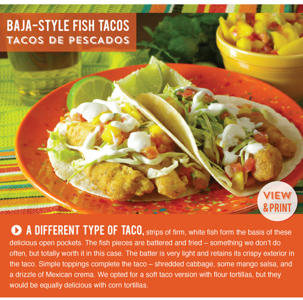 RECIPE: Baja-Style Fish Tacos