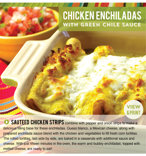 RECIPE: Chicken Enchiladas